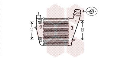 VAN WEZEL Интеркулер 43004423